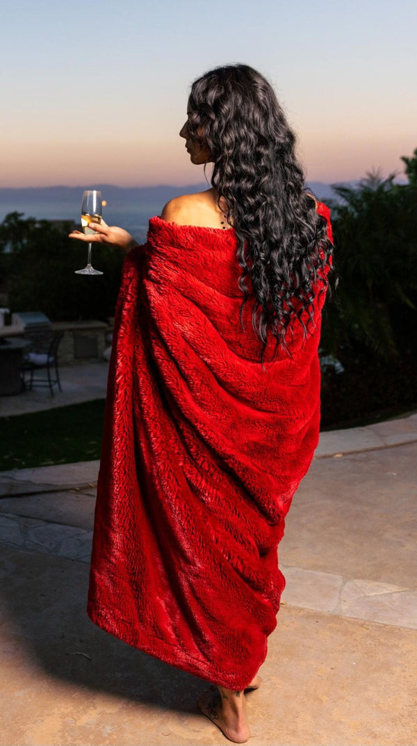 Carmel Cuddle In Scarlet, Navy, and Plum image 8