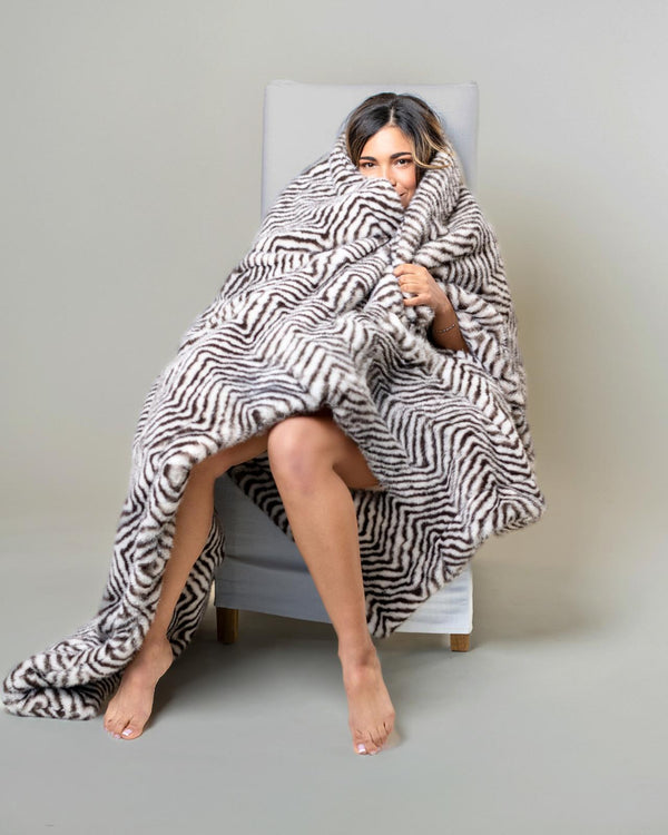 San Diego Safari Plush in Brown Zebra image 3