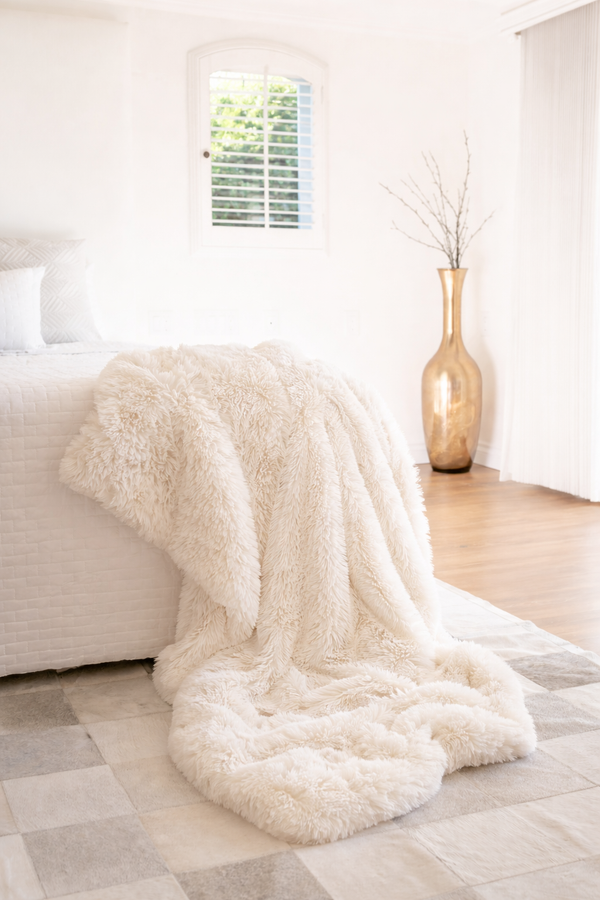 Palm Springs Faux Fur Personal Blanket