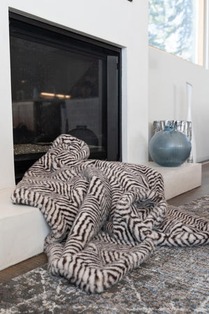 San Diego Safari Plush in Brown Zebra image 4