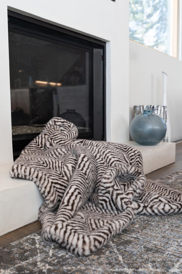 San Diego Safari Plush in Brown Zebra image 4