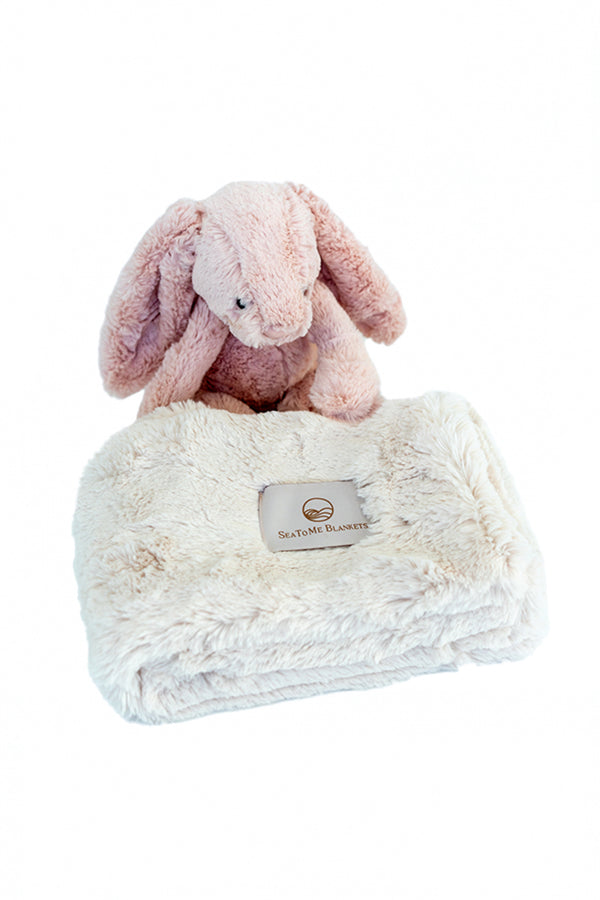 Baby Snuggle Blanket in Carmel Cuddle