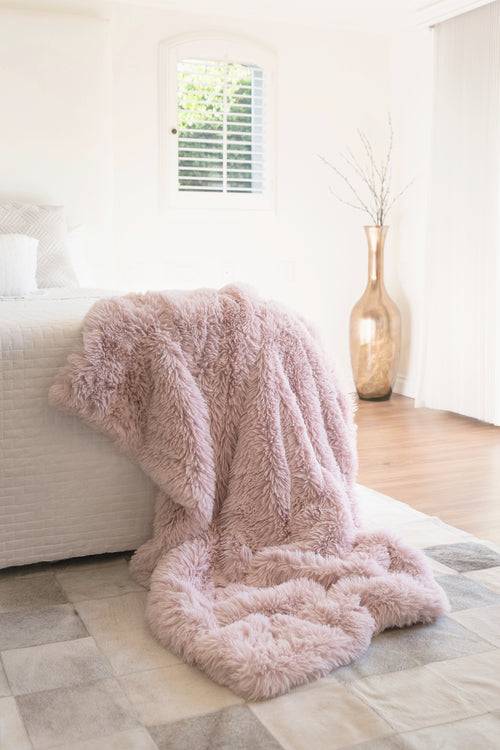 Palm Springs Faux Fur Personal Blanket