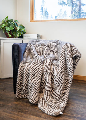 San Diego Safari Plush in Brown Zebra image 5