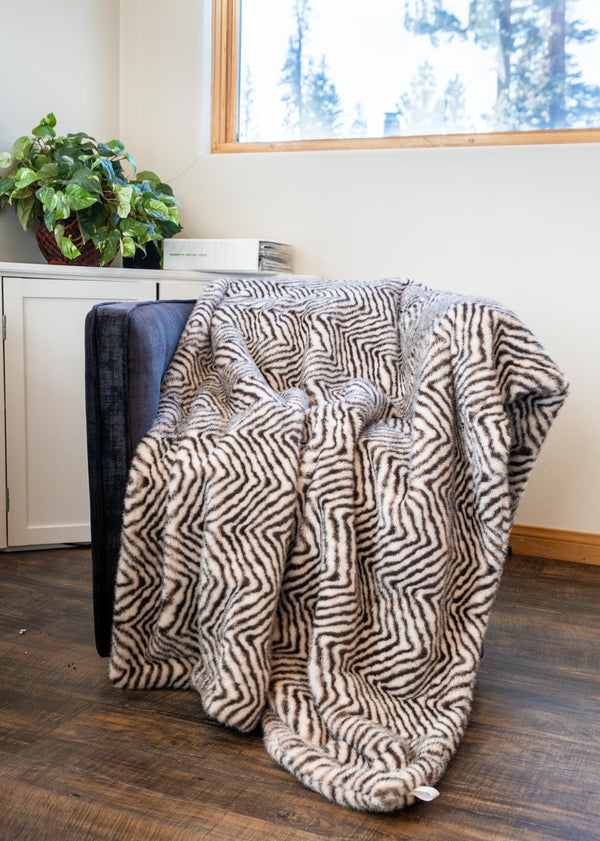 San Diego Safari Plush in Brown Zebra image 5