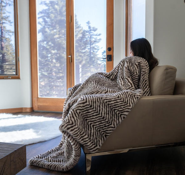 San Diego Safari Plush in Brown Zebra image 0