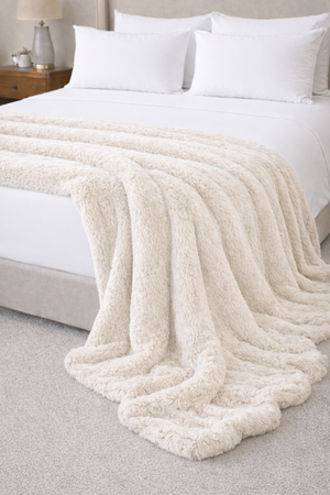 Hermosa Faux Fur Throw Blanket
