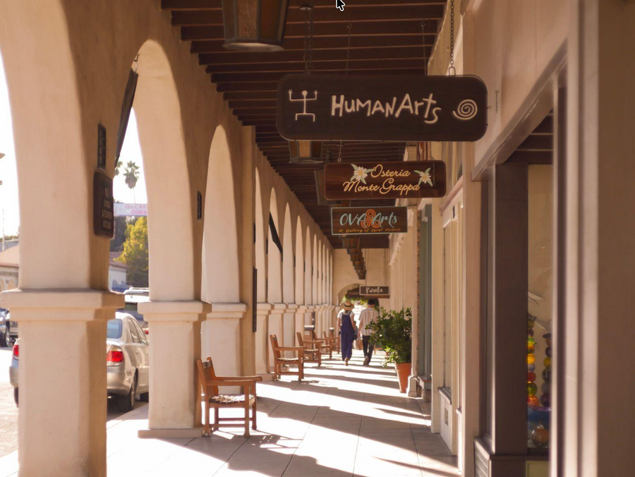 Downtown Ojai Avenue