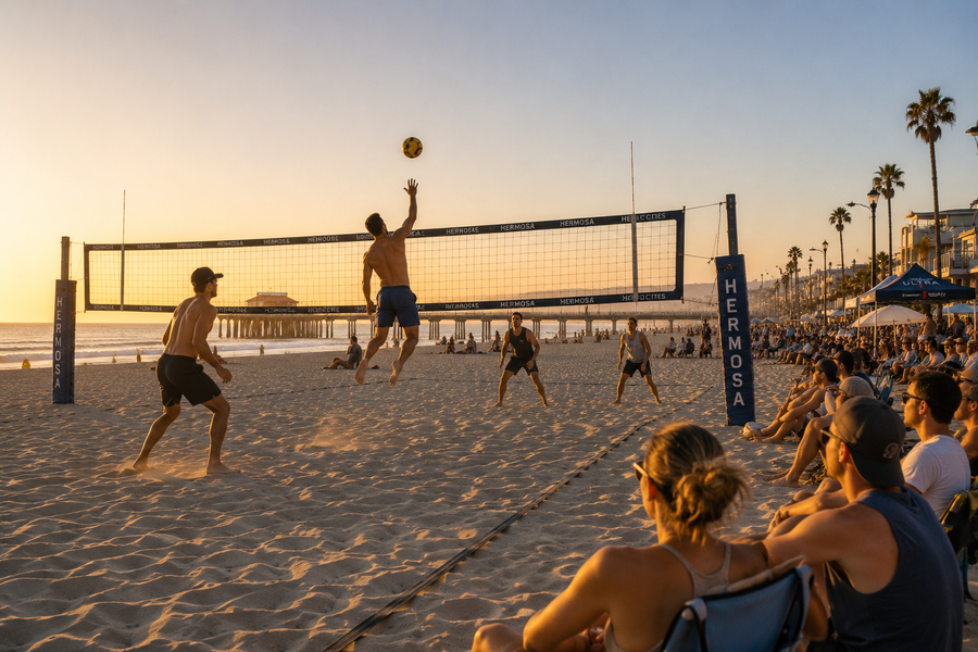 Play or Watch Beach Volleyball
