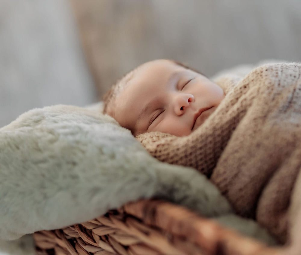 Baby Faux Fur Mini-Blanket 22"x22"
