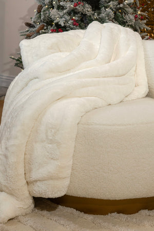 Mindfulness Ivory Throw with Audio Reflection