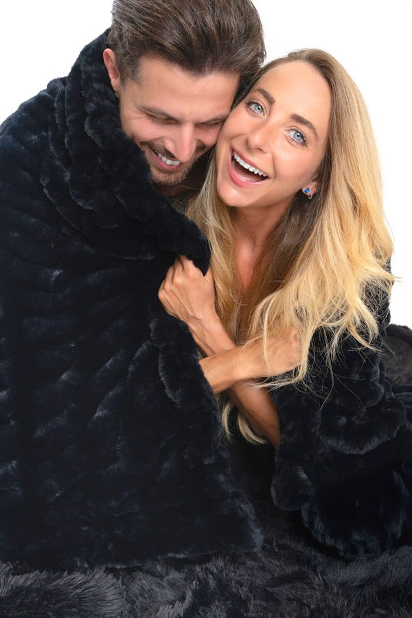 L.A. Escapade Faux Fur Throw Blanket