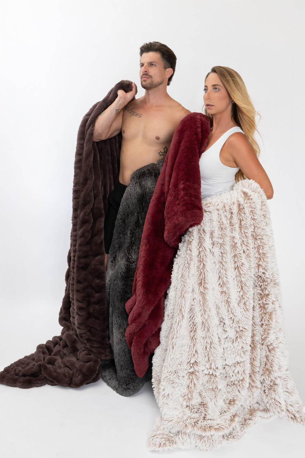 San Francisco Faux Fur Throw Blanket
