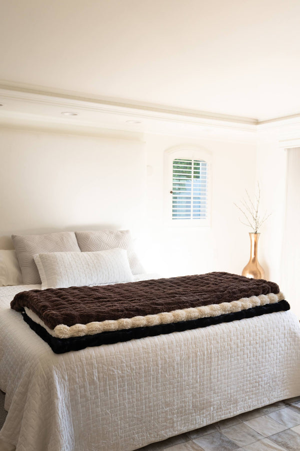 L.A. Escapade Faux Fur Throw Blanket