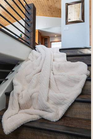 Malibu Faux Fur Throw Blanket