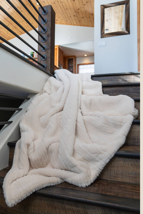 Malibu Faux Fur Throw Blanket