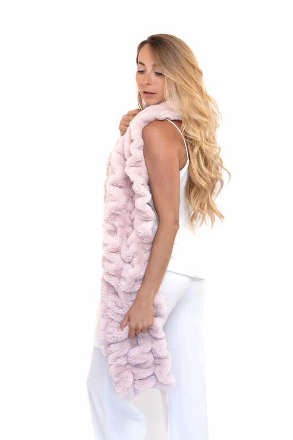L.A. Escapade Long Faux Fur Scarf