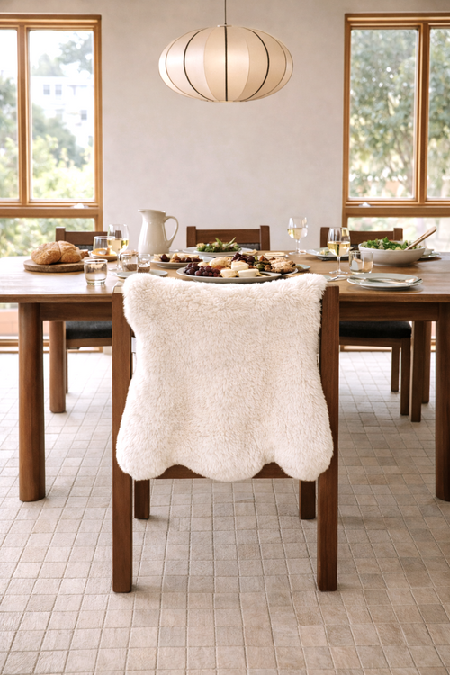 Saratoga Sheepskin Faux Fur Throw