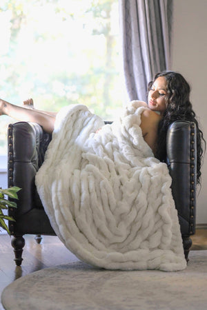L.A. Escapade Faux Fur Throw Blanket