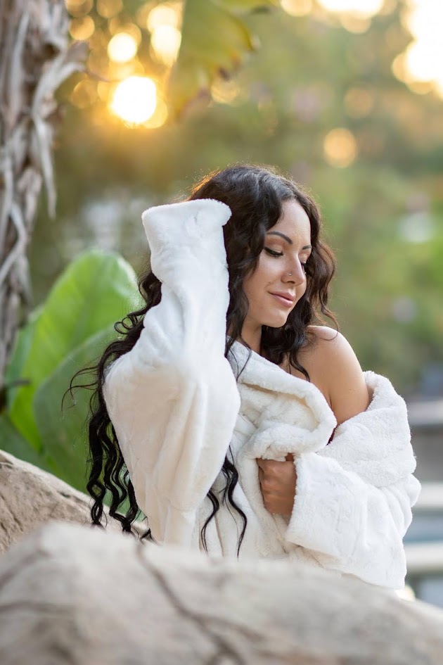 Ojai Faux Fur Robe with Silky Lining